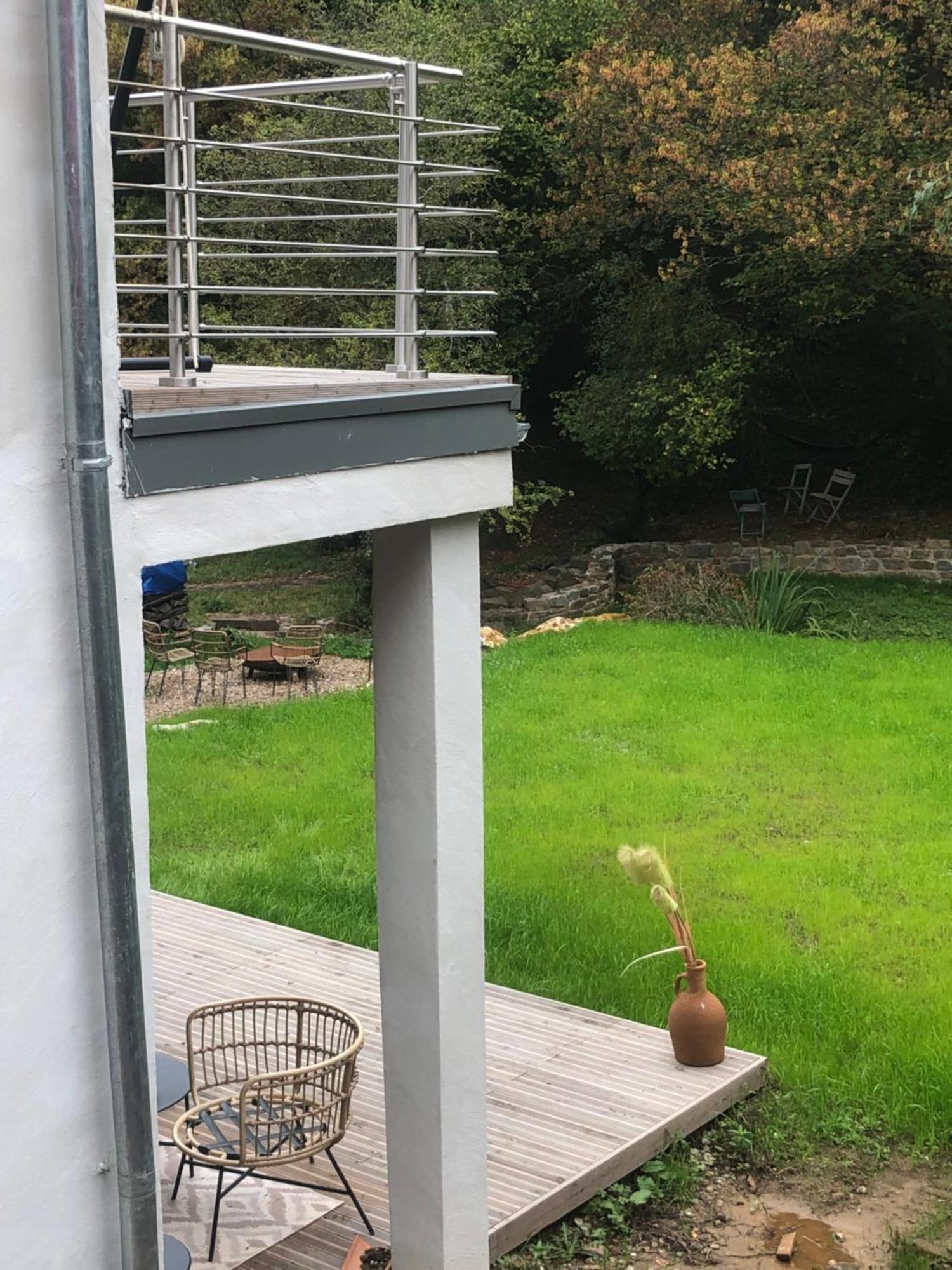 Ferienhaus Waldbaden Im Nationalpark Eifel- Am Bach Schleiden Exteriör bild