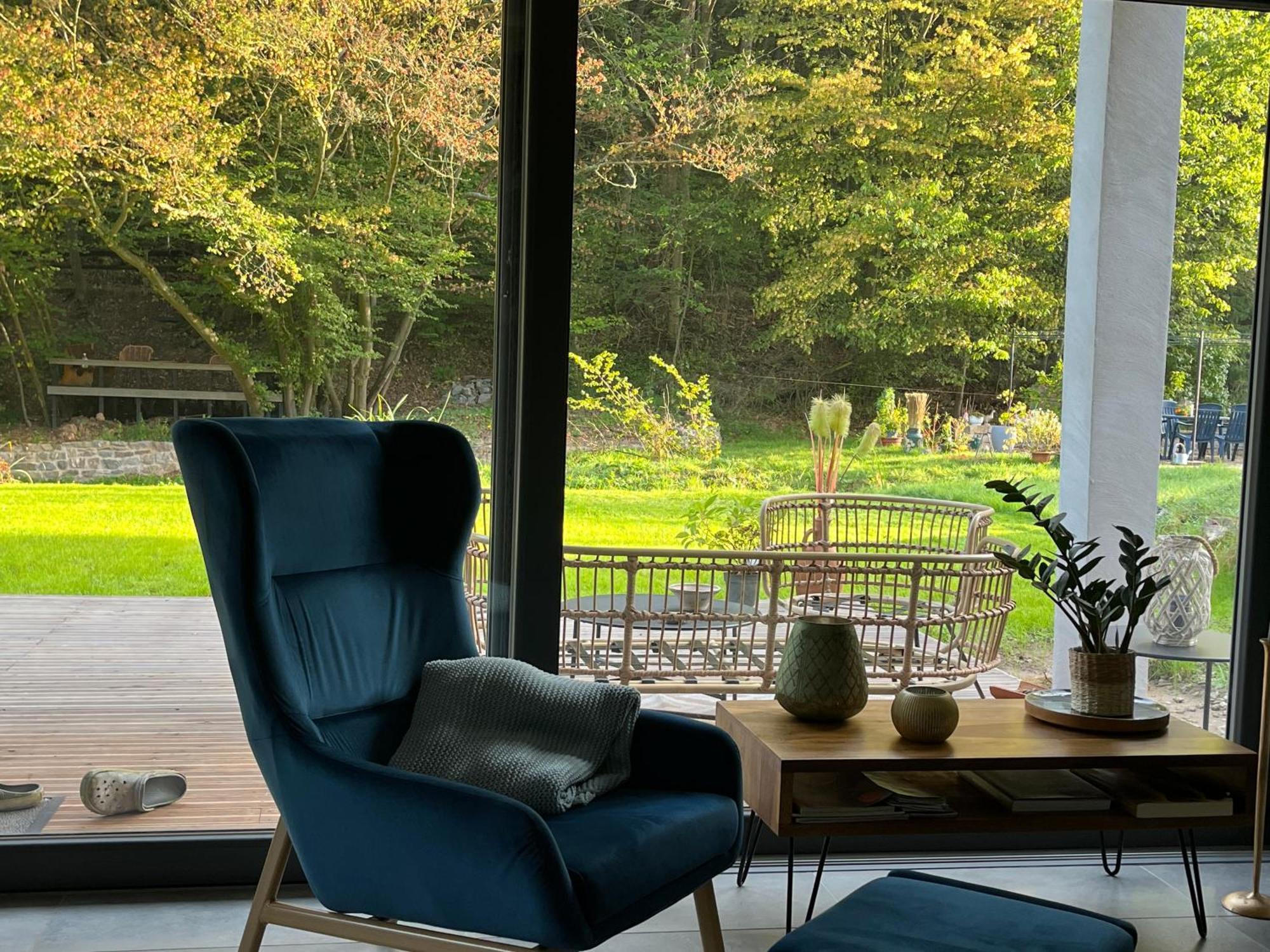Ferienhaus Waldbaden Im Nationalpark Eifel- Am Bach Schleiden Exteriör bild