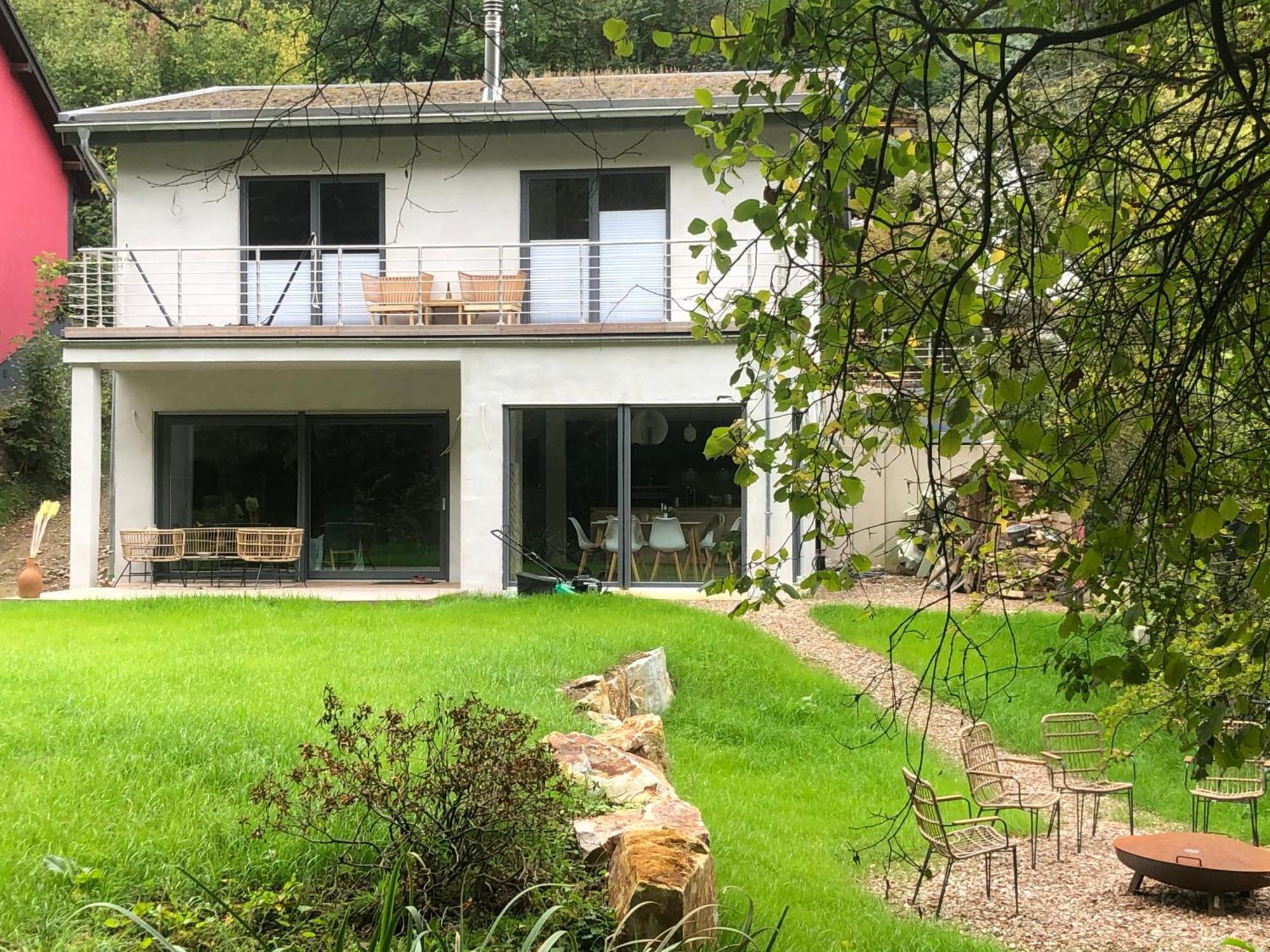 Ferienhaus Waldbaden Im Nationalpark Eifel- Am Bach Schleiden Exteriör bild