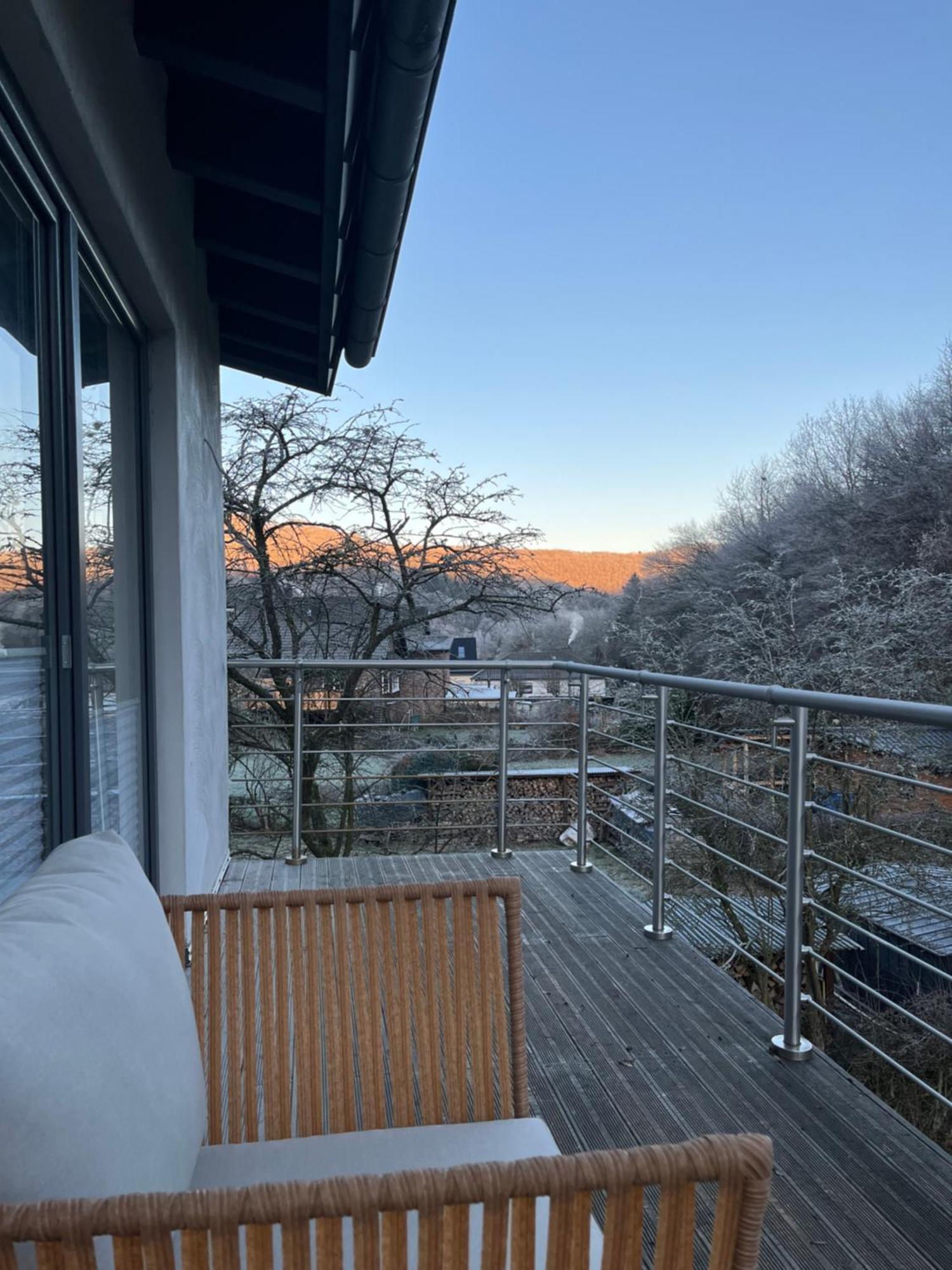 Ferienhaus Waldbaden Im Nationalpark Eifel- Am Bach Schleiden Exteriör bild